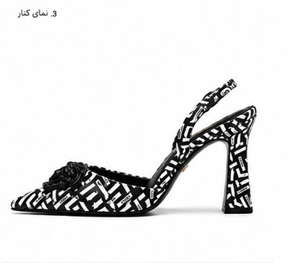 کفش زنانه ورساچه Premium Full Pack | پاشنه ۷ سانتی | وارداتی - تصویر 10