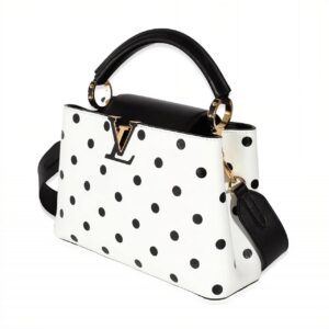 کیف زنانه لویی ویتون مدل Polka Dot Premium | تمام چرم | بند بلند | فول پک | وارداتی